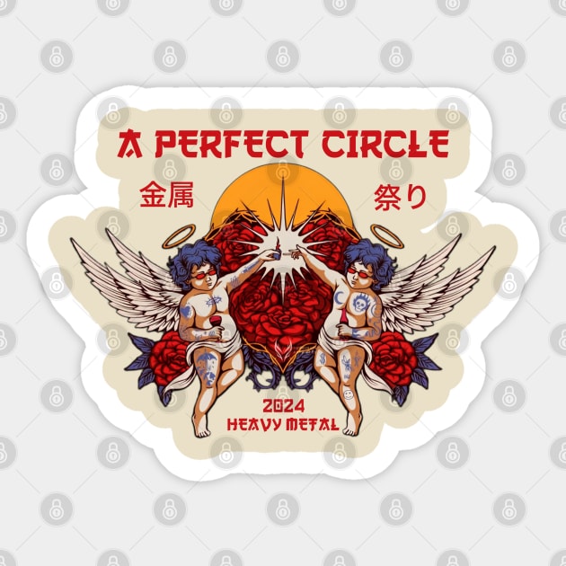 a perfect circle Sticker by enigma e.o